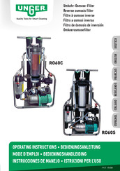 unGer RO60C Instrucciones De Manejo