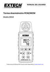 Extech Instruments AN510 Manual Del Usuario