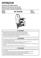 Hitachi NV 65AH2 Instrucciones Y Manual De Seguridad