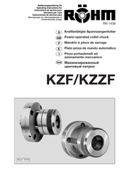 Rohm KZF Serie Instrucciones De Servicio