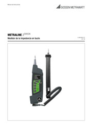 Gossen MetraWatt METRALINE Z CHECK Manual De Instrucciones