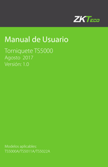 ZKTeco TS5022A Manual De Usuario