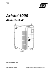 ESAB Aristo 1000 AC/DC SAW Instrucciones De Uso