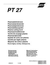 ESAB PT 27 Instrucciones De Uso