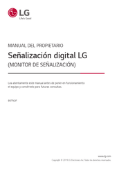 LG 86TN3F-B Manual Del Propietário