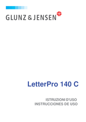 Glunz & Jensen LetterPro 140 C Instrucciones De Uso