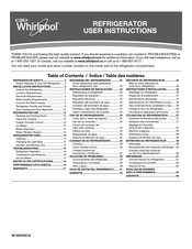 Whirlpool WRB329DMBM Manual De Instrucciones Para El Usuario