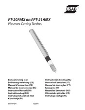 ESAB PT-20AMX Manual De Instrucciones