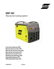 ESAB ESP-101 Manual De Instrucciones