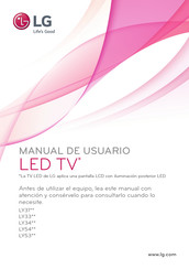 LG LY54 Serie Manual De Usuario
