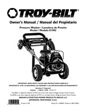 Briggs & Stratton TROY-BILT 01903 Manual Del Propietário