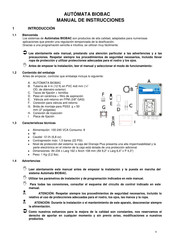 DrainPlus AUTÓMATA BIOBAC Manual De Instrucciones