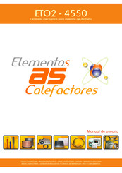 Elementos Calefactores as ETO2-4550 Manual De Usuario