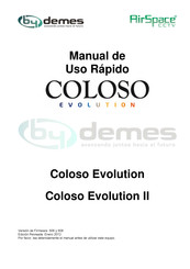 demes AirSpace CCTV Coloso Evolution Manual De Uso Rápido