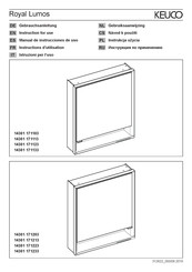 KEUCO Royal Lumos 14301 171133 Manual De Instrucciones