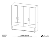 Maderkit ARMARIO DUBAI M01425CL-WE Manual De Instrucciones