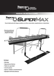 Tapco SuperMax Manual De Instrucciones