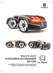 Husqvarna AUTOMOWER 535 AWD Manual De Usuario
