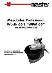 Würth master WPM 65 Manual De Instrucciones