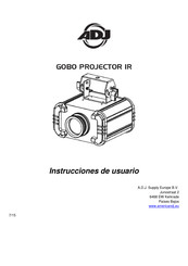 Adj GOBO PROJECTOR IR Instrucciones De Usuario