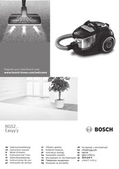 Bosch Easyy'y BGS2 Serie Instrucciones De Uso