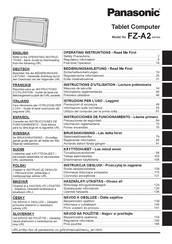 Panasonic FZ-A2 Serie Instrucciones De Funcionamiento