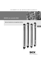 SICK M4000 Standard Curtain Instrucciones De Servicio