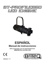 Briteq BT-Profile250 LED Engine Manual De Instrucciones