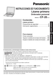 Panasonic CF-20G Instrucciones De Funcionamiento