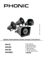 Phonic HN-10 Manual Del Usuario