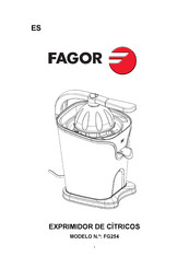 Fagor FG254 Manual Del Usuario