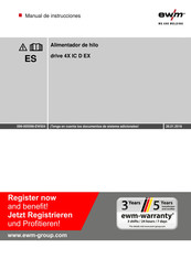 EWM drive 4X IC D EX Manual De Instrucciones