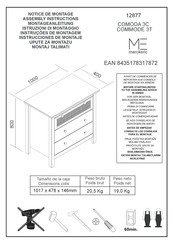 MARCKERIC COMODA 3C Instrucciones De Montaje