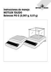 Mettler Toledo PG-S Instrucciones De Manejo