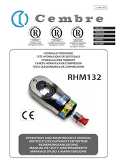 Cembre RHM132 Manual De Uso Y Mantenimiento