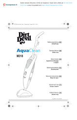 Dirt Devil AQUA Clean M318 Manual De Instrucciones