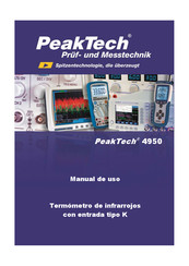 PeakTech 4950 Manual De Uso