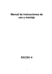 Exquisit EKC301-5 Manual De Instrucciones De Uso Y Montaje