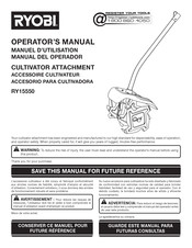 Ryobi RY15550 Manual Del Operador