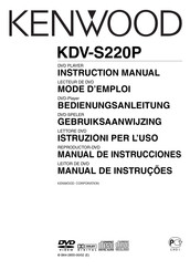 Kenwood KDV-S220P Manual De Instrucciones