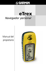 Garmin eTrex Manual Del Propietário