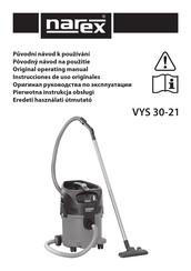 Narex VYS 30-21 Instrucciones De Uso Originales