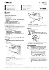 Siemens OCI611 Serie Instrucciones De Montaje