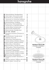 Hansgrohe Raindance Classic AIR 27406 Serie Modo De Empleo/Instrucciones De Montaje