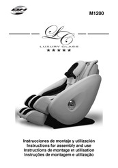 BH SHIATSU M1200 Instrucciones De Montaje Y Utilización