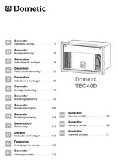 Dometic TEC40D Instrucciones De Montaje