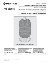 Pentair PRO-SOURCE PSC-60-20-01 Manual Del Propietário