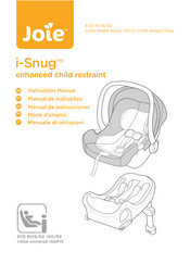 Joie i-Snug Manual De Instrucciones