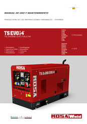 MOSA Weld TS 2X280 EVO MULTI4 Manual De Uso Y Mantenimiento