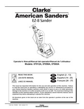 Clarke American Sanders 07012A Manual Del Operador